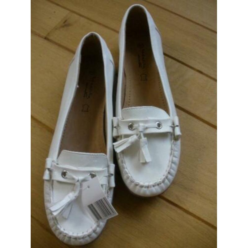 IDENTITY schoenen mocassins wit maat 42 - nieuw -