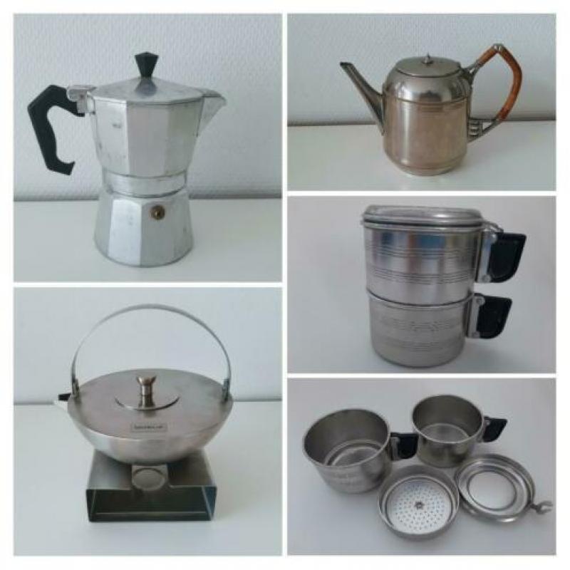 Perculator/ barista/ koffie ?en theepot en veel meer.