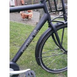 Prachtige Cortina U1 transportfiets mat zwart !