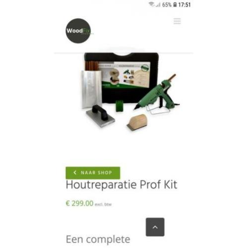 houtreparatie smeltpistool