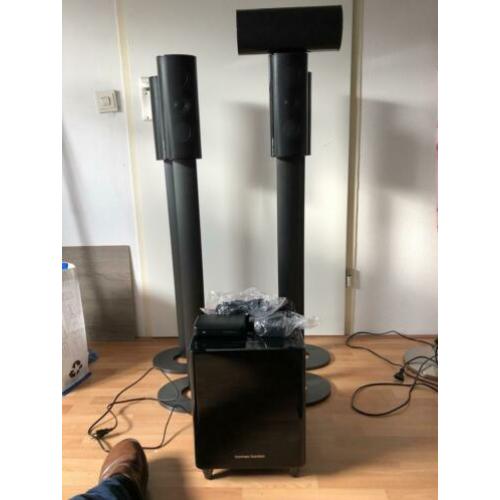 Harman kardon hkts 65 met draadloze subwoofer. 5 maanden oud