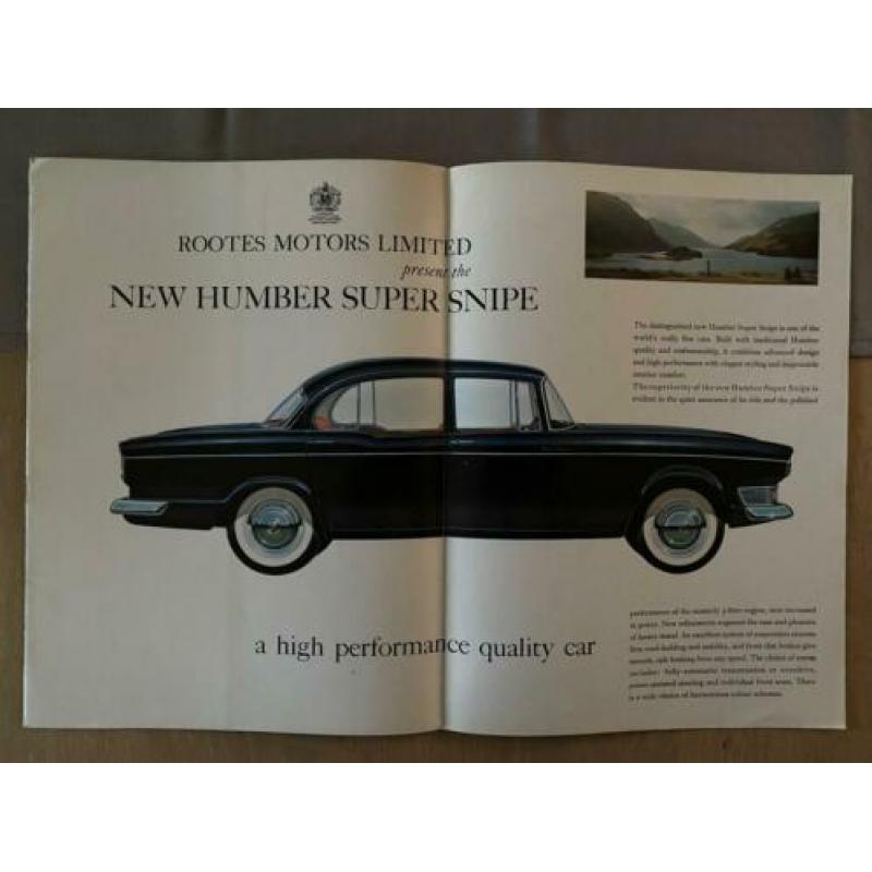 Folder Humber Super Snipe