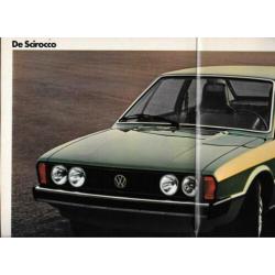 autofolder Volkswagen programma augustus 1975