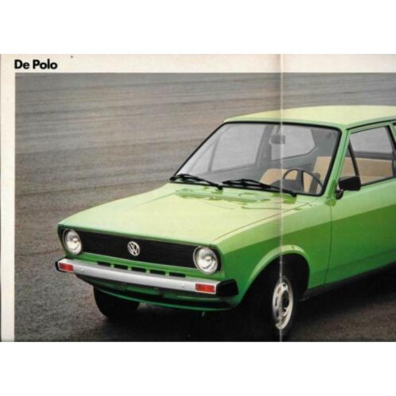 autofolder Volkswagen programma augustus 1975