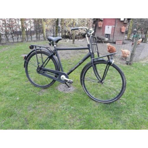 Prachtige Cortina U1 transportfiets mat zwart !