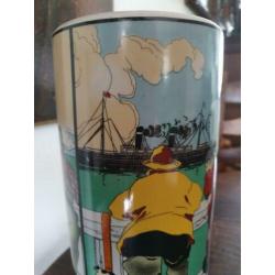 Hoge New York Southampton American Line vaas. 33.5 cm hoog