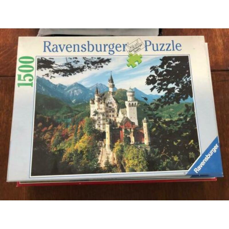 5 Legpuzzels Ravensburger & Jumbo 2000 1500 1000 compleet