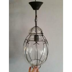 Hanglamp antiek glas