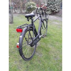 Prachtige Cortina U1 transportfiets mat zwart !