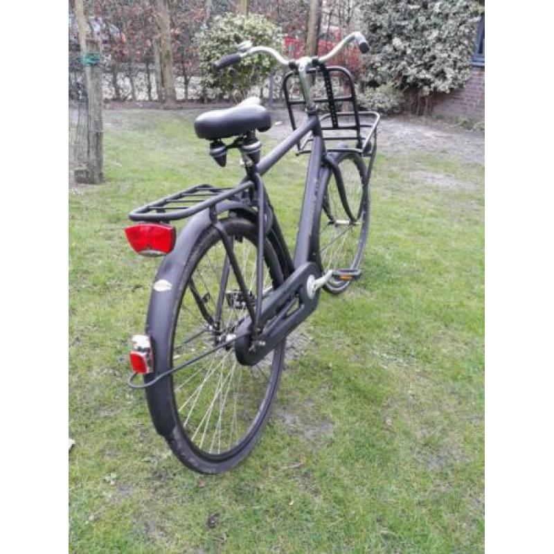 Prachtige Cortina U1 transportfiets mat zwart !