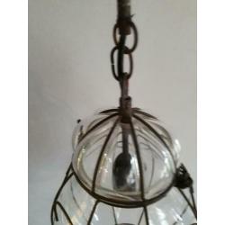 Hanglamp antiek glas