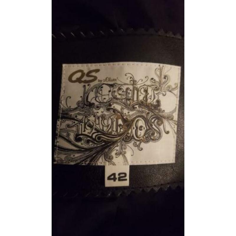 Geruit jasje met wol S Oliver maat 42