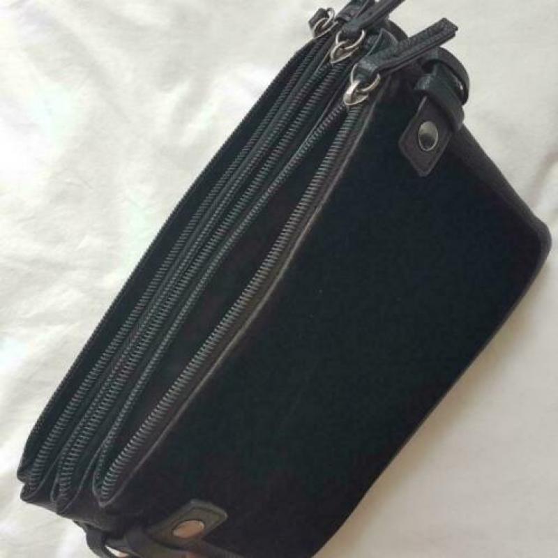 Driedelige clutch zwart