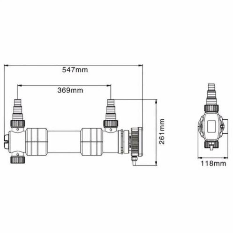UVC-unit E24 | Compleet | 24 watt