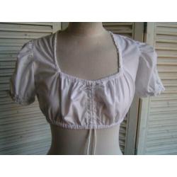 tiroler dirndl jurk schort blouse maat 36 nr MM 187