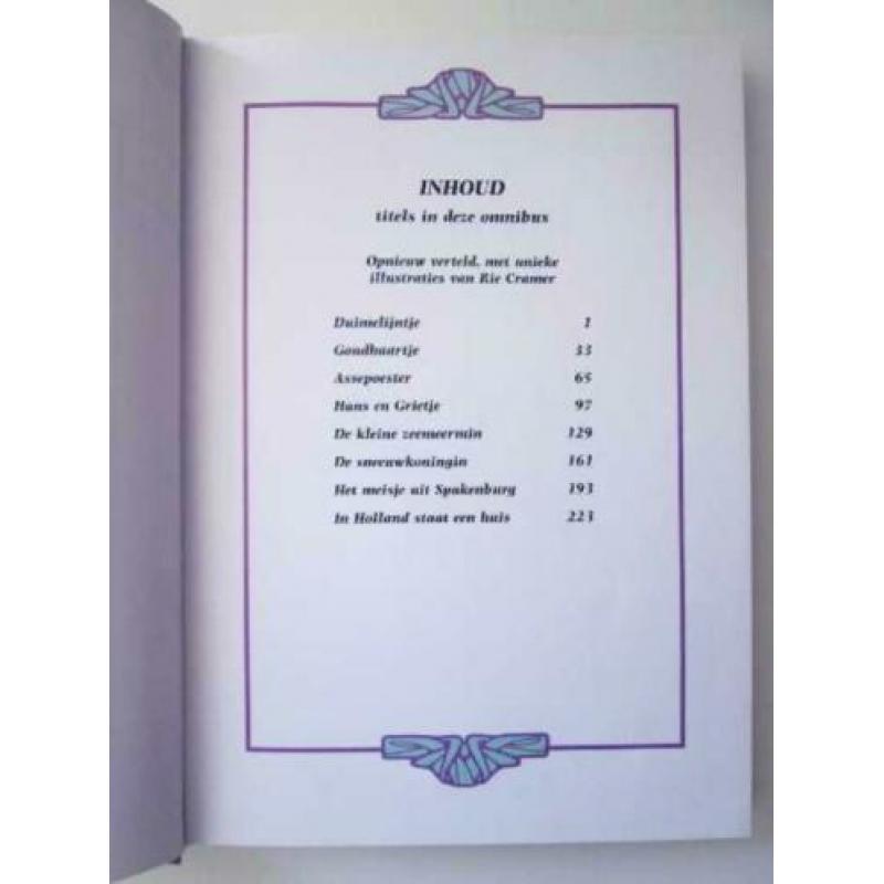 Bijzonder Sprookjes voorleesboek H433: Rie Cramer omnibus