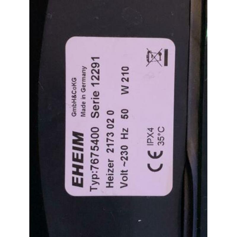 Eheim buiten filter met verwarming
