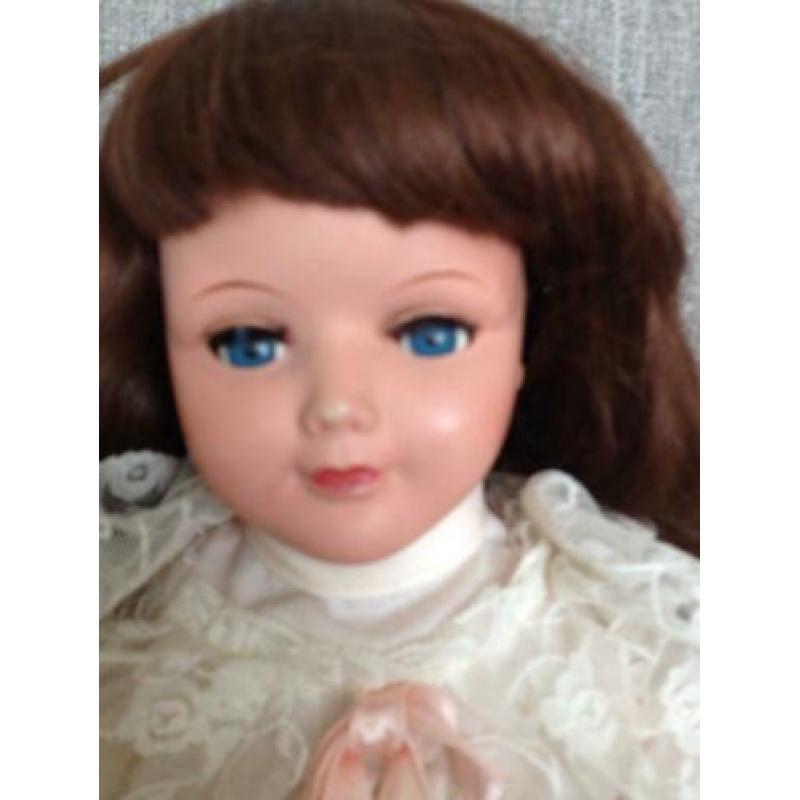 antieke pop van meer dan 50 jaar oud 45 cm