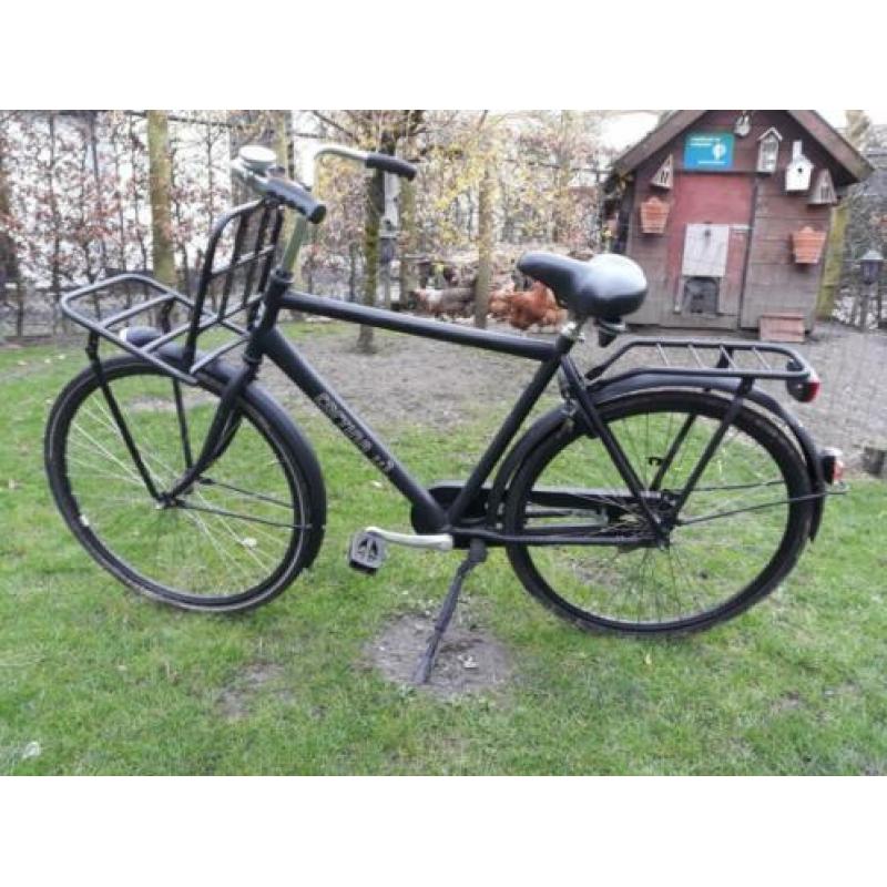 Prachtige Cortina U1 transportfiets mat zwart !