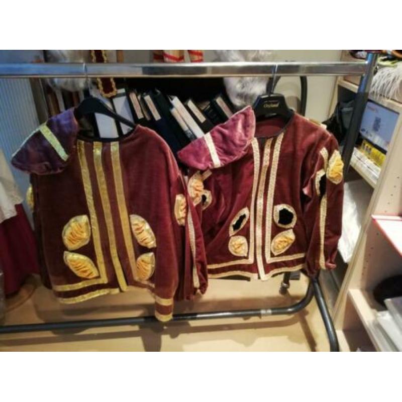 Tekoop Zwartepietpakken maten XS / S / M / L / XL en XXL