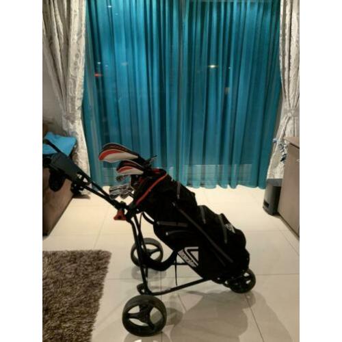 Golfset heren inclusief cartbag en buggy