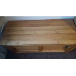 Teak houten tv meubel/ opbergkast