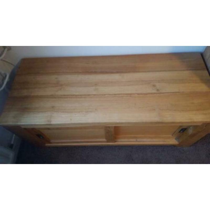 Teak houten tv meubel/ opbergkast