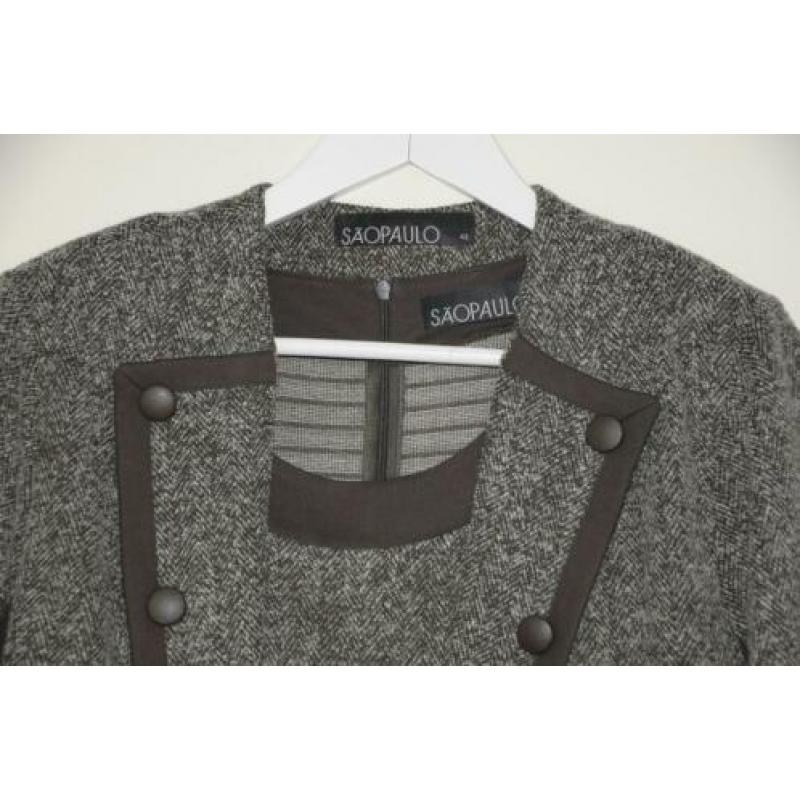 Sao Paulo jurk + blazer / mantelpakje, maat 42, ZGAN!!