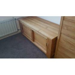Teak houten tv meubel/ opbergkast