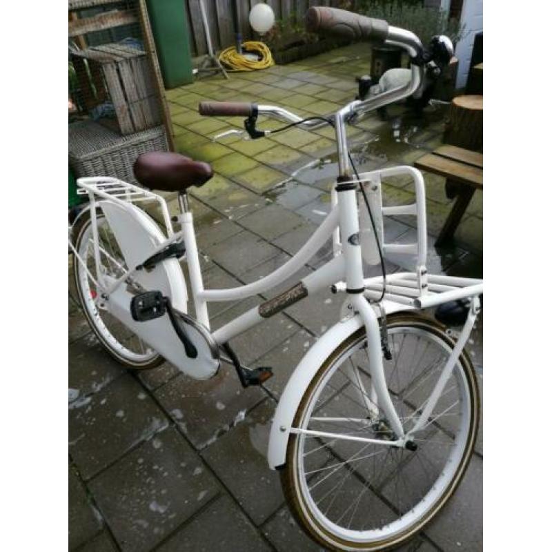popal transport fiets 24 inch wit