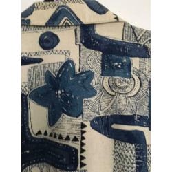 Jasje denim/ecru -maat 40