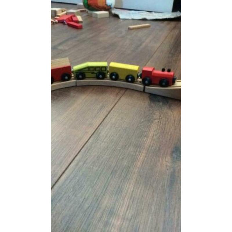 Houten Treinset