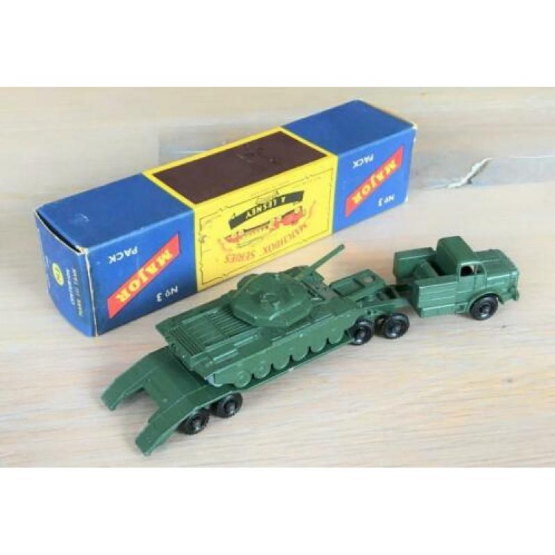 Lesney Matchbox Major Pack 3 M3 Tank Transporter & Centurion