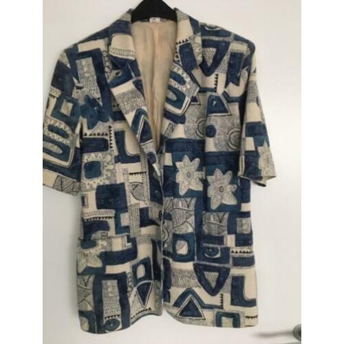 Jasje denim/ecru -maat 40