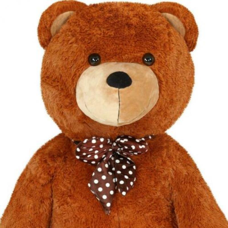 156 cm Grote Teddybeer Knuffelbeer Big Plush Bear BRUIN