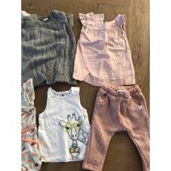 Mooi pakket meisjes kleding maat 74 (13 stuks)!