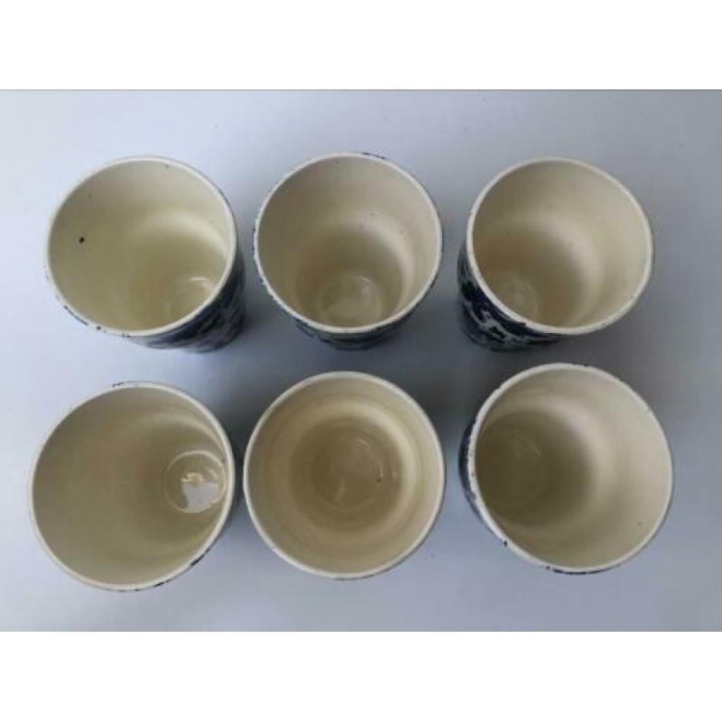 Beatrix servies 6 bekers Societe Ceramique