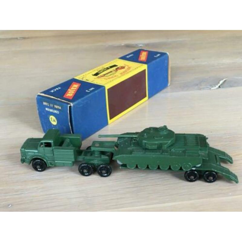 Lesney Matchbox Major Pack 3 M3 Tank Transporter & Centurion