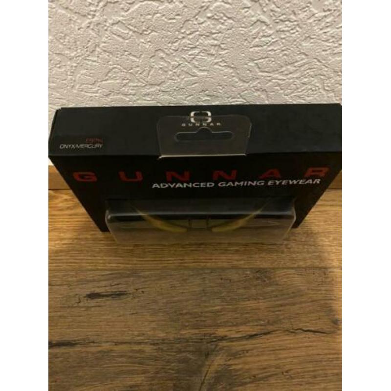 Zeer nette Gunnar PPK Onyx Mercury gaming blue light glasses