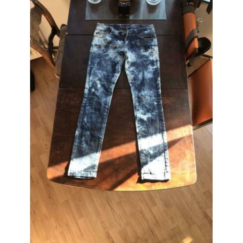 ONLY tie dye spijkerbroek 26 32