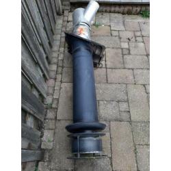 Combi dakdoorvoer zwart