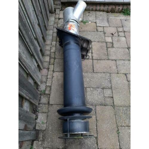 Combi dakdoorvoer zwart