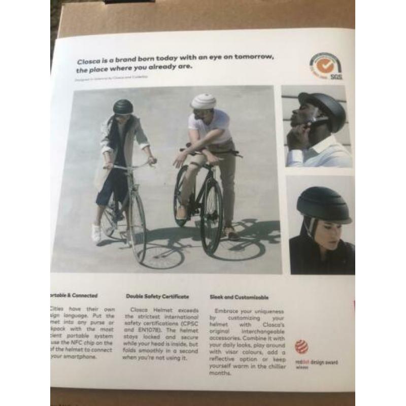 Opvouwbare fiets/electrische step/snorfiets helm