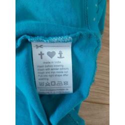 Top55 - Blauwe Blutgeschwester top maat S (1)
