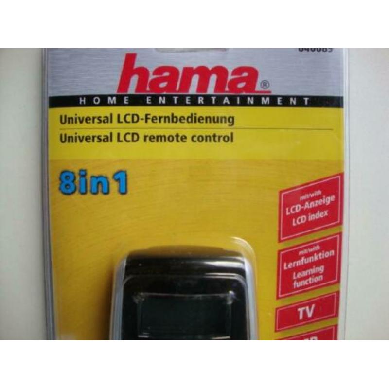 Universele afstandsbediening hama nieuw tot 8 in 1