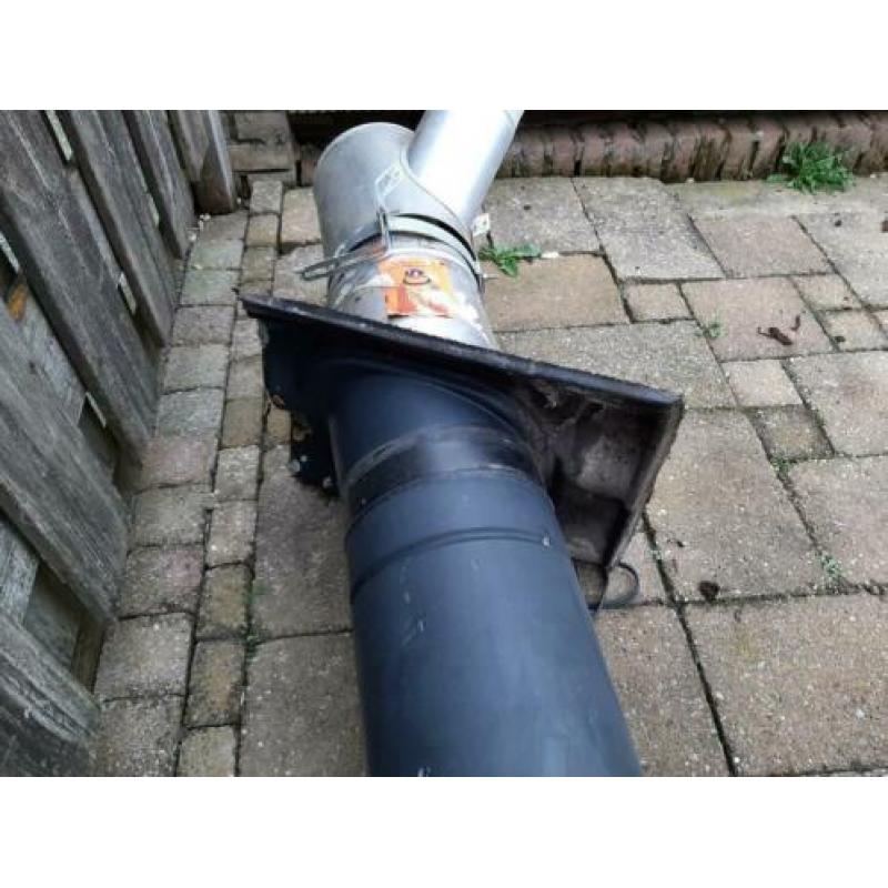 Combi dakdoorvoer zwart