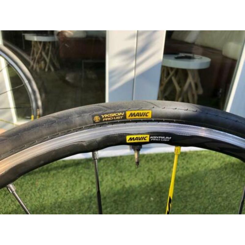 Mavic Ksyrium Pro UST wielen met Yksion Pro tubeless banden
