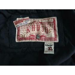 Khujo winter mantel/jas, zwart, wol, capuchon, mt XL