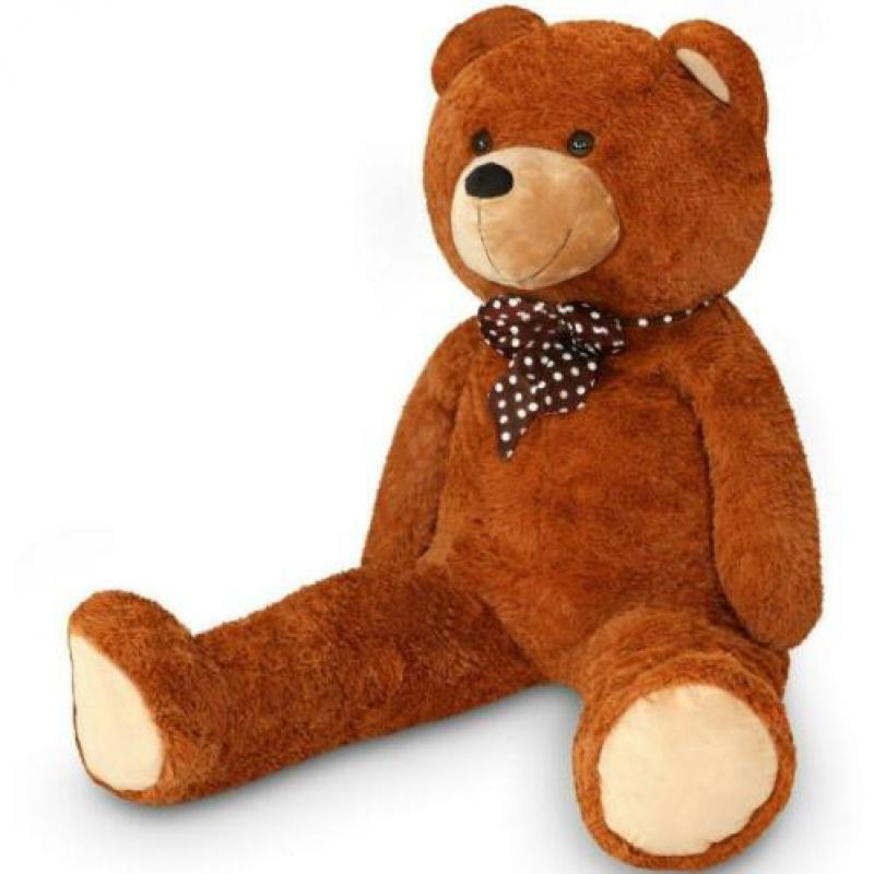 156 cm Grote Teddybeer Knuffelbeer Big Plush Bear BRUIN