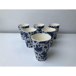 Beatrix servies 6 bekers Societe Ceramique